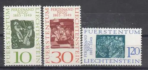 Liechtenstein  Nr 455/57 Postfrisch / **
