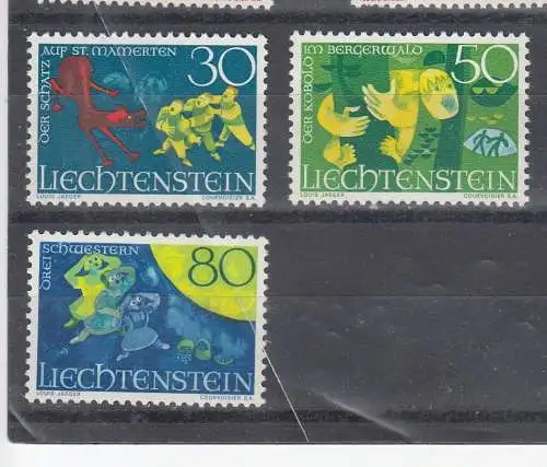 Liechtenstein  Nr 497/99 Postfrisch / **