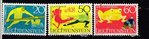 Liechtenstein  Nr 518/20 Postfrisch / **