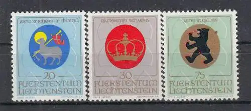 Liechtenstein  Nr 533/35 Postfrisch / **
