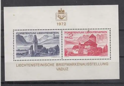 Liechtenstein  Nr Block 9 Postfrisch / **