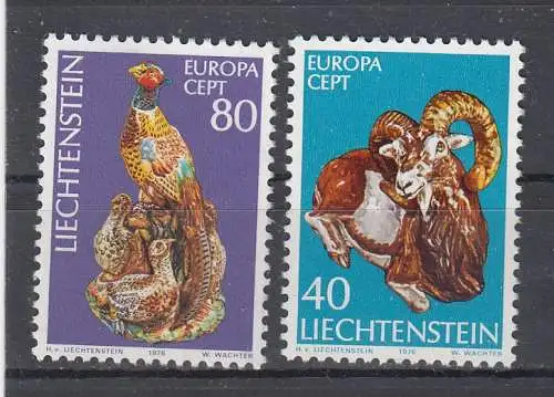 Liechtenstein  Nr 642/43 Postfrisch / **