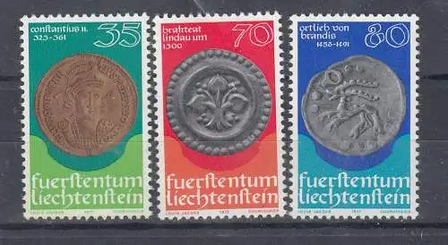 Liechtenstein  Nr 677/79 Postfrisch / **