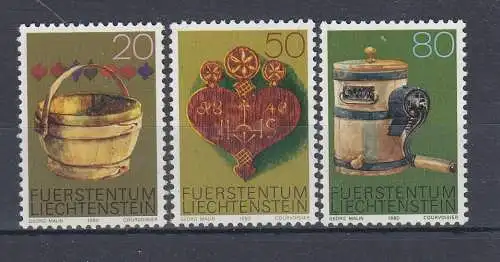 Liechtenstein  Nr 747/49 Postfrisch / **