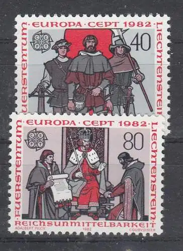 Liechtenstein  Nr 791/92 Postfrisch / **