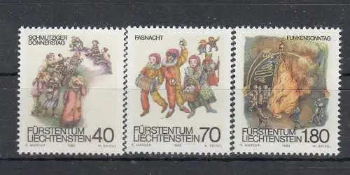 Liechtenstein  Nr 818/20 Postfrisch / **