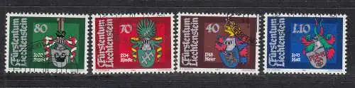 Liechtenstein  Nr 766/69 Gestempelt (Posten)