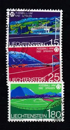 Liechtenstein  Nr 799/801 Gestempelt (Posten)