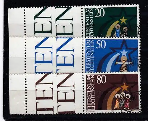 Liechtenstein  Nr 831/33 Gestempelt (Posten)