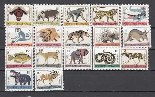 Südafrika Bophuthatswana  Nr 1/17 Postfrisch / **