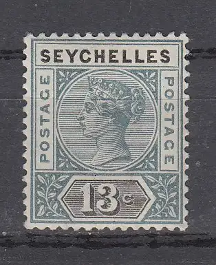 Seychellen  Nr 5 Falz / Gummimängel / *