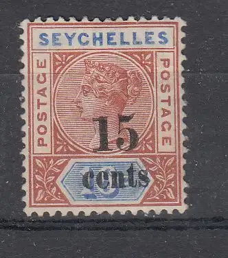 Seychellen  Nr 11 Falz / Gummimängel / *