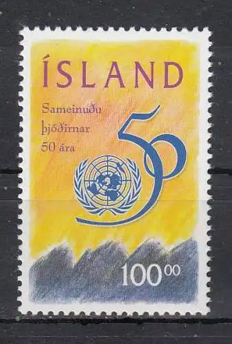 Island  Nr 837 Postfrisch / **