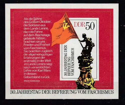 DDR  Nr Block 42 Postfrisch / **