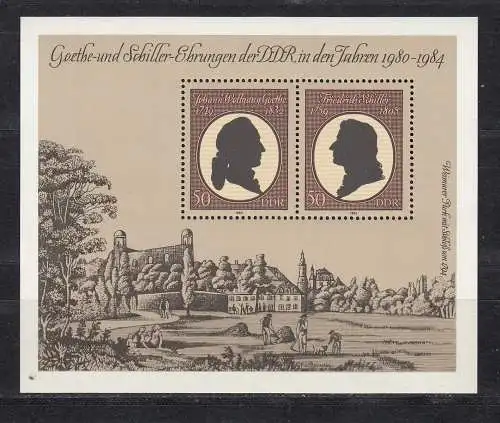 DDR  Nr Block 66 Postfrisch / **