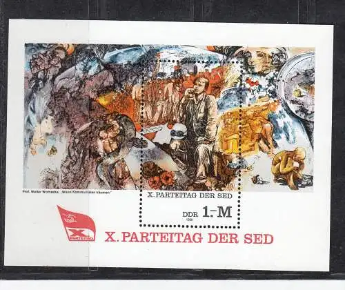 DDR  Nr Block 63 Postfrisch / **