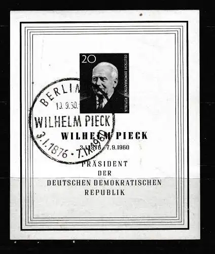 DDR  Nr Block 16 Gestempelt (Posten)