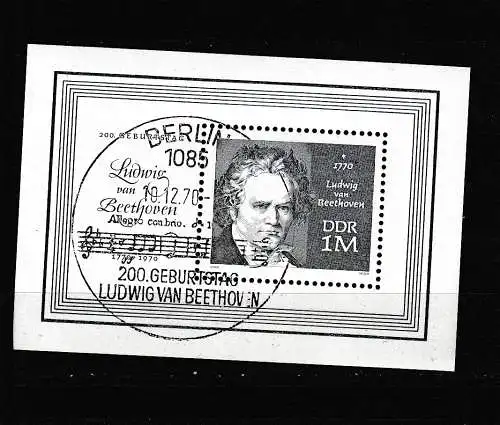 DDR  Nr Block 33 Gestempelt (Posten)