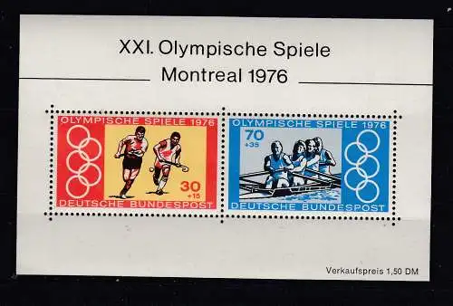 Bundesrep. Deutschland  Nr Block 12 Postfrisch / **