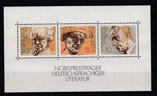 Bundesrep. Deutschland  Nr Block 16 Postfrisch / **