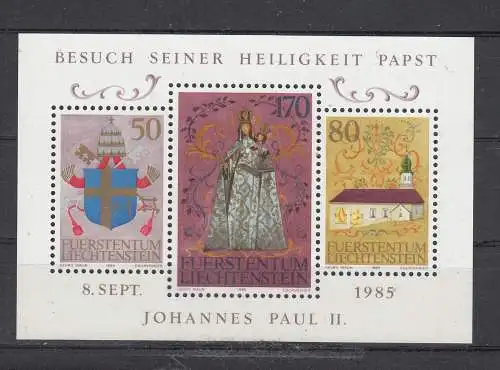 Liechtenstein  Nr Block 12 Postfrisch / **