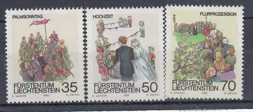 Liechtenstein  Nr 899/901 Postfrisch / **