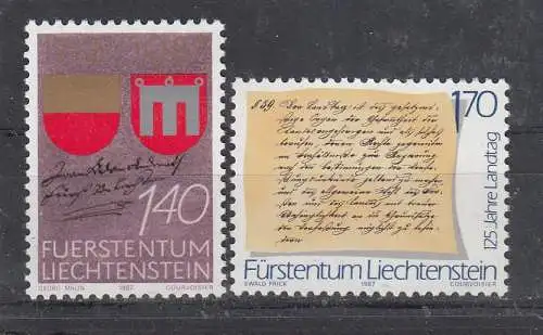 Liechtenstein  Nr 928/29 Postfrisch / **