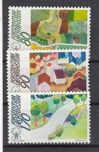 Liechtenstein  Nr 939/41 Postfrisch / **