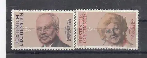 Liechtenstein  Nr 988/89 Postfrisch / **