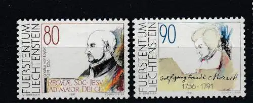 Liechtenstein  Nr 1013/14 Postfrisch / **