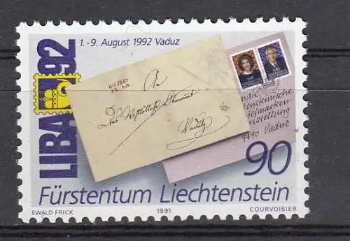 Liechtenstein  Nr 1026 Postfrisch / **