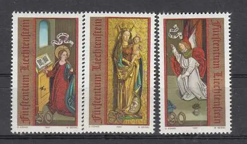 Liechtenstein  Nr 1027/29 Postfrisch / **