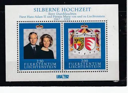 Liechtenstein  Nr Block 14 Postfrisch / **