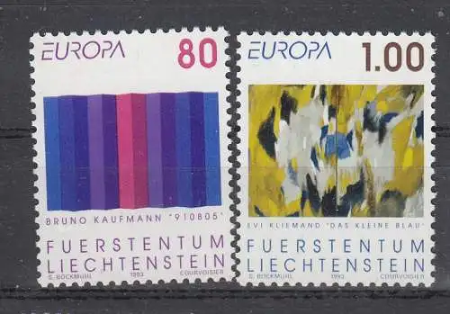 Liechtenstein  Nr 1054/55 Postfrisch / **