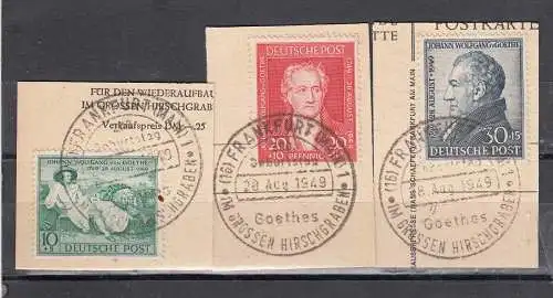 All. Bes. Bizone  Nr 108/10 Gestempelt (Posten)