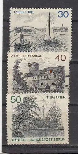 Berlin (West)  Nr 529/31 Gestempelt (Posten)