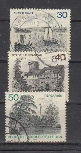 Berlin (West)  Nr 529/31 Gestempelt (Posten)