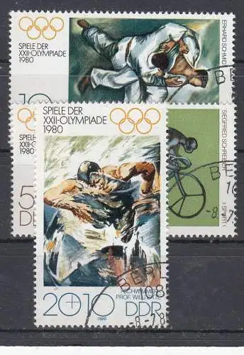 DDR  Nr 2528/30 Gestempelt (Posten)