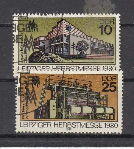 DDR  Nr 2539/40 Gestempelt (Posten)