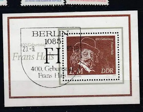 DDR  Nr Block 61 Gestempelt (Posten)