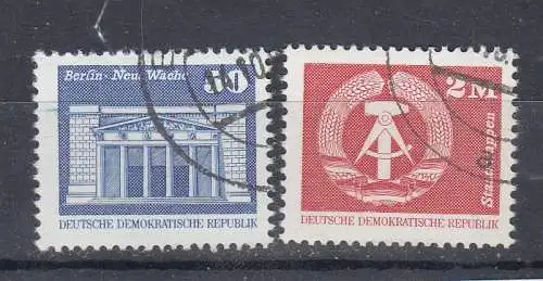 DDR  Nr 2549/50 Gestempelt (Posten)