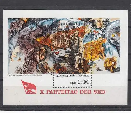 DDR  Nr Block 63 Gestempelt (Posten)
