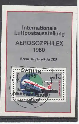DDR  Nr Block 59 Gestempelt (Posten)