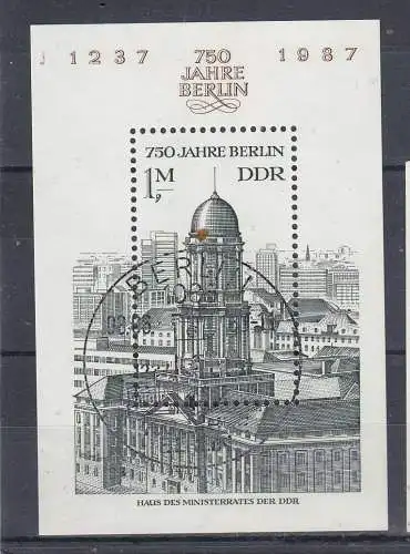 DDR  Nr Block 84 Gestempelt (Posten)