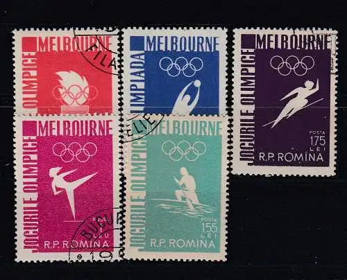 Rumänien  Nr 1598/602 Gestempelt (Posten)