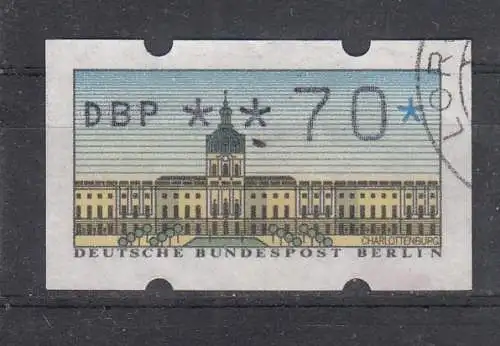 Berlin (West)  Nr ATM 1 Gestempelt (Posten)