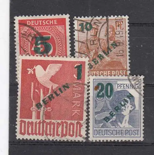 Berlin (West)  Nr 64/67 Gestempelt (Posten)