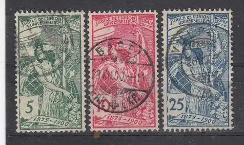 Schweiz  Nr 71/73 Gestempelt (Posten)