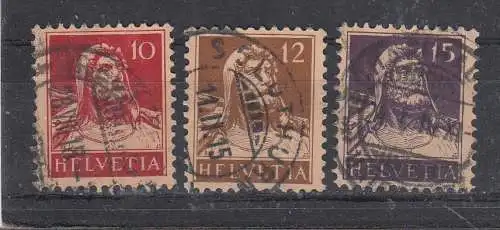 Schweiz  Nr 118/20 Gestempelt (Posten)
