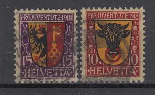 Schweiz  Nr 143/44 Gestempelt (Posten)